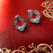 Aros esmeraldas y filigrana de plata 4. Lo vi lo amé lo traje Colombia